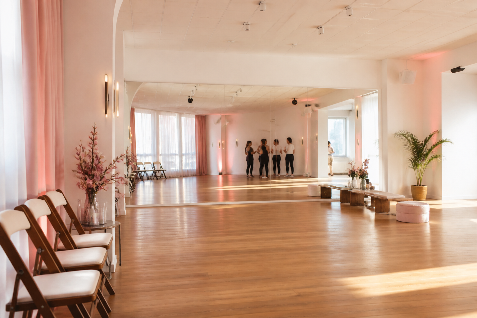 Przestrzeń Rent Studio gotowa na event lub warsztat